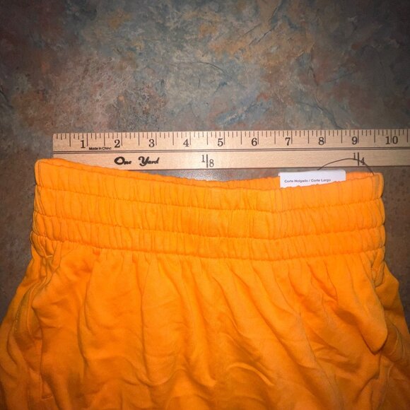 Nike Dri-Fit Loose Fit Orange Athletic Shorts For kids, XS - Picture 3 of 11